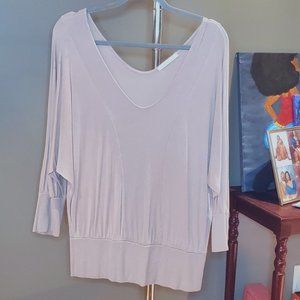 Deep scoop neck Blouse